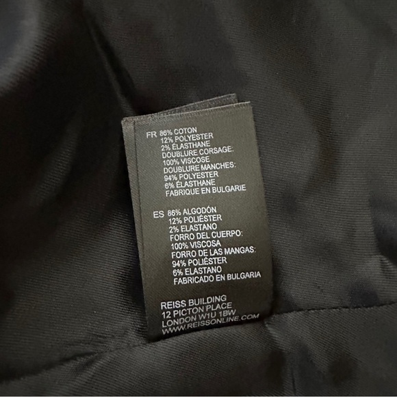 Reiss Sullivan Checked Blazer - Size Medium - Picture 7 of 8